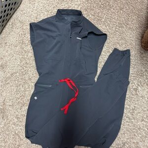 Figs Scrubs Rafaela jumpsuit XS charcoal